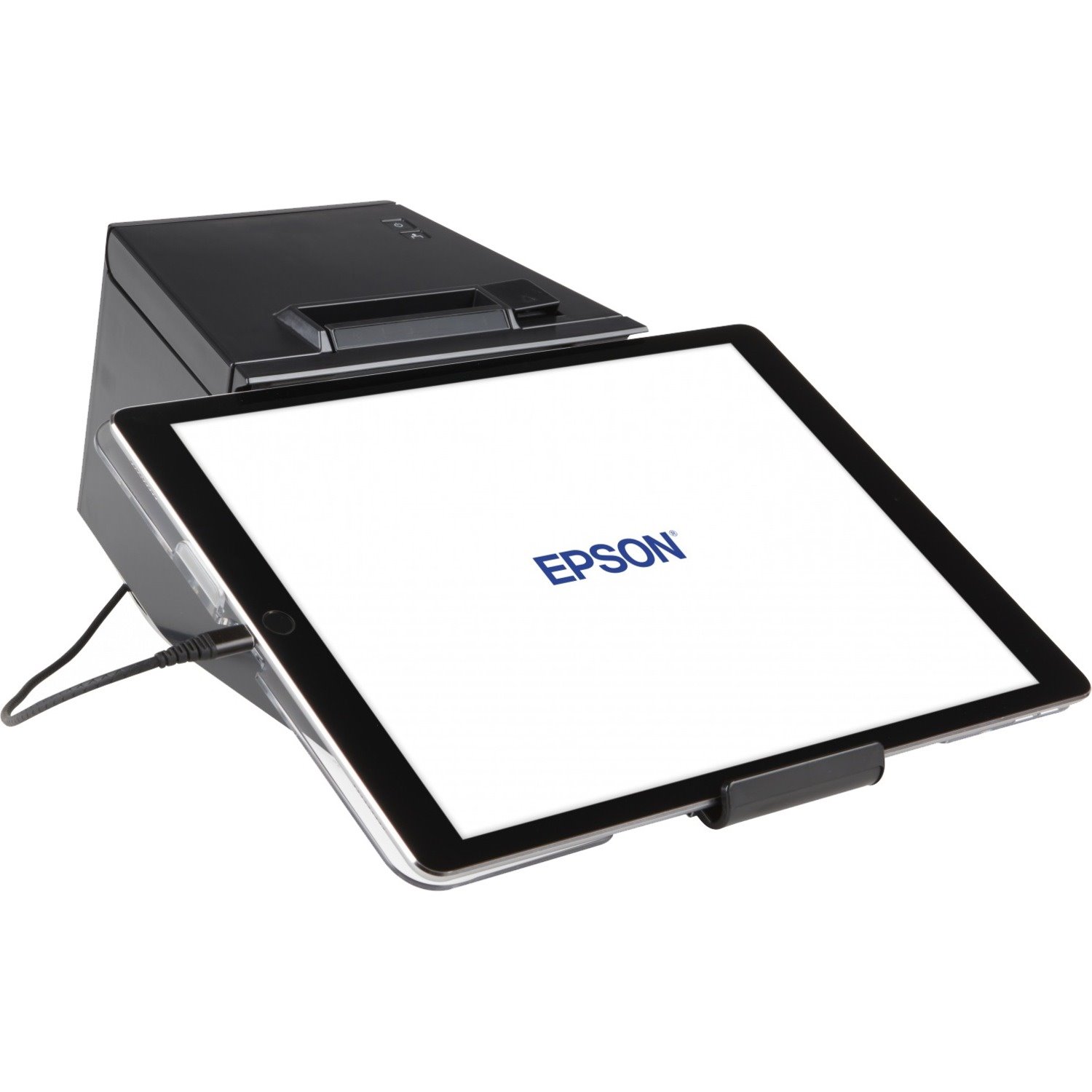 Epson TM-m30II-SL Desktop Direct Thermal Printer - Monochrome - Receipt Print - Ethernet - USB - USB Host - UK - With Cutter - Black