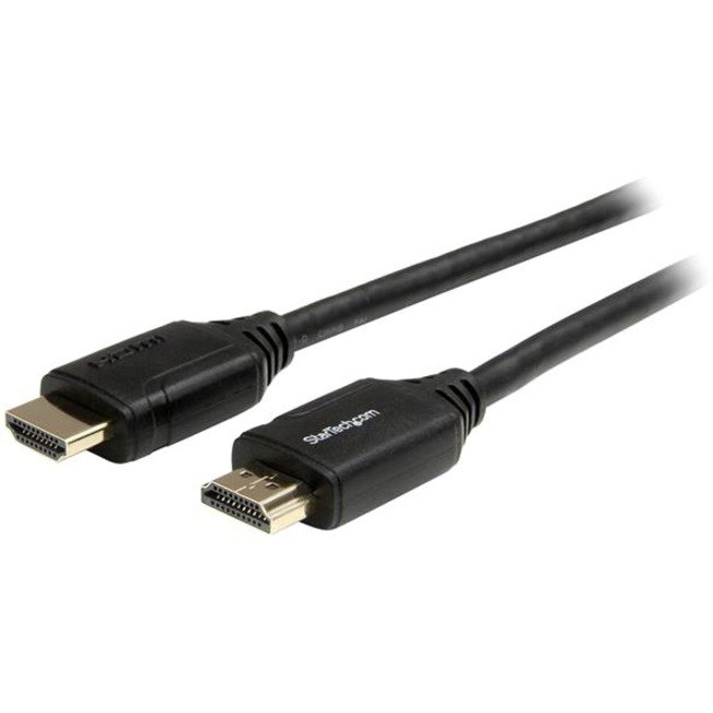 StarTech.com 3ft (1m) Premium Certified HDMI 2.0 Cable with Ethernet, High Speed Ultra HD 4K 60Hz HDMI Cable HDR10, UHD HDMI Monitor Cord