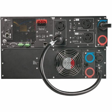 Eaton 9PX G2 6000VA 6000W 208/120V Online Double-Conversion UPS - Hardwired Input/Output, Cybersecure Network Card, Extended Run, 6U Rack/Tower