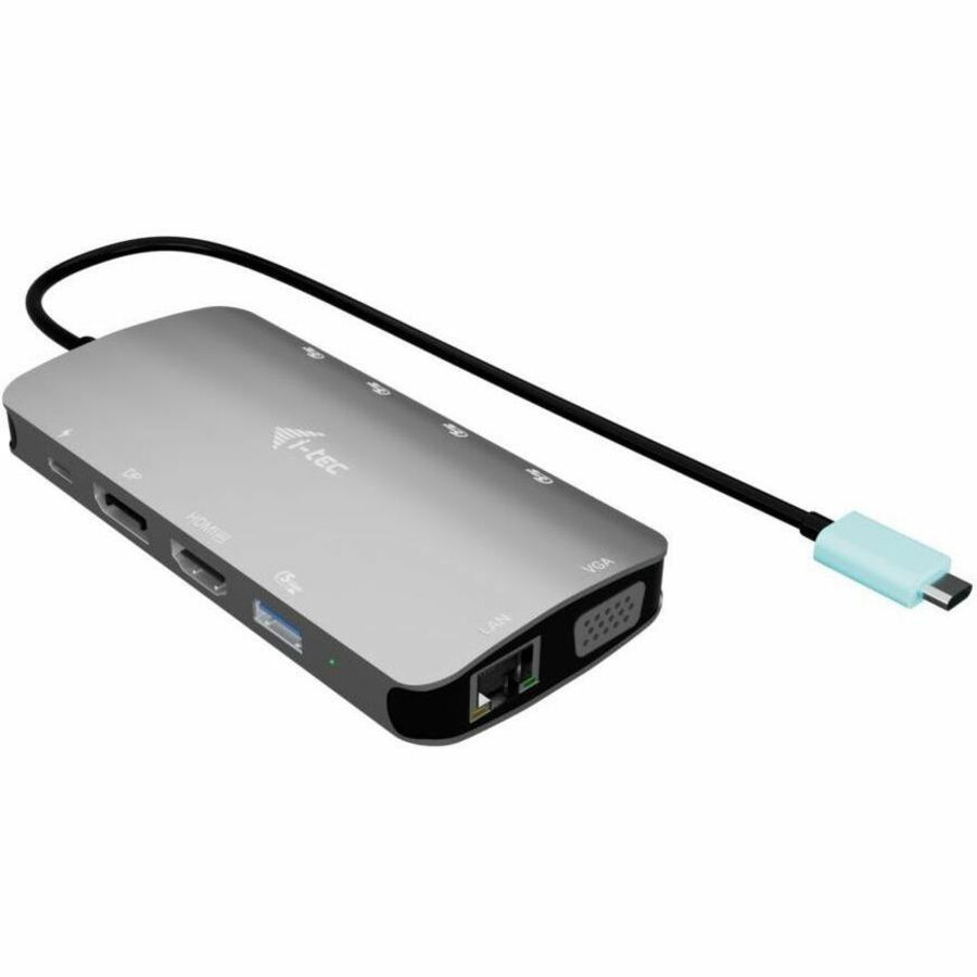 i-tec 10 Port(s) USB Type C Docking Station for Monitor, Notebook, Tablet PC, Workstation - Charging Capability