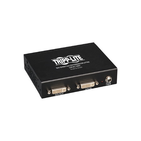 Eaton Tripp Lite Series 4-Port DVI over Cat5/6 Splitter/Extender, Box-Style Transmitter for Video, DVI-D Single Link, 200 ft. (60 m), TAA