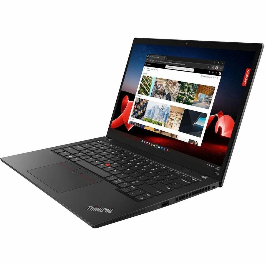 Lenovo ThinkPad T14s Gen 4 21F6001WAU 14" Notebook - WUXGA - Intel Core i7 13th Gen i7-1355U - 16 GB - 512 GB SSD - English Keyboard - Deep Black