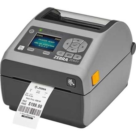 Zebra ZD620d Desktop Direct Thermal Printer - Monochrome - Label/Receipt Print - USB - USB Host - Serial - Bluetooth - Wireless LAN - Near Field Communication (NFC) - US