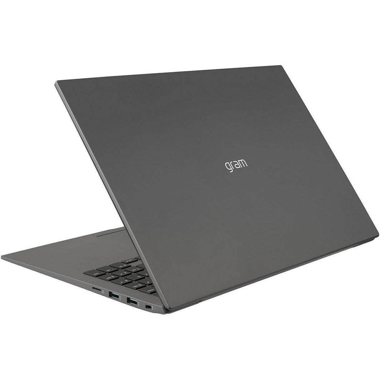 LG gram 16Z90Q-N.AP52A8 16" Notebook - WQXGA - Intel Core i5 12th Gen i5-1240P - Intel Evo Platform - 16 GB - 256 GB SSD - English Keyboard - Obsidian Black