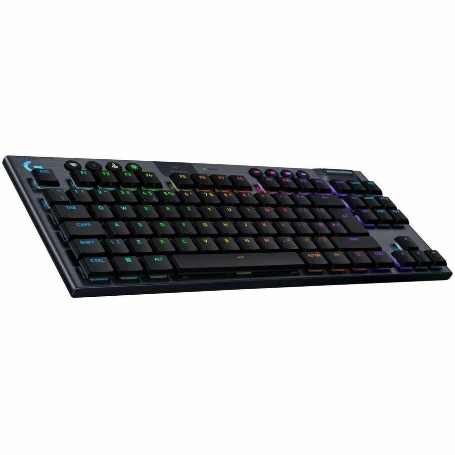 Logitech G G915 X LIGHTSPEED TKL Gaming-toetsenbord - Bedraad/draadloos Verbinding - USB Type C Interface - RGB LED - Frans - AZERTY indeling - Zwart
