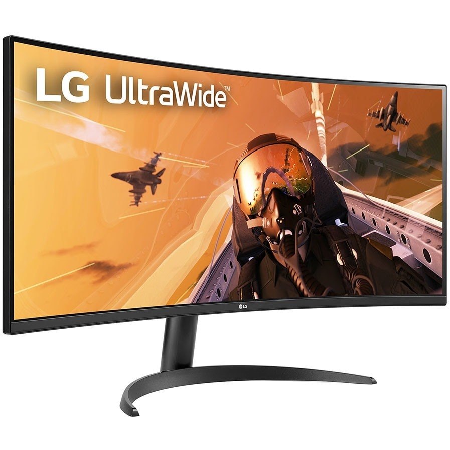 LG Ultrawide 34WP60C-B 34" Class UW-QHD Curved Screen Gaming LCD Monitor - 21:9