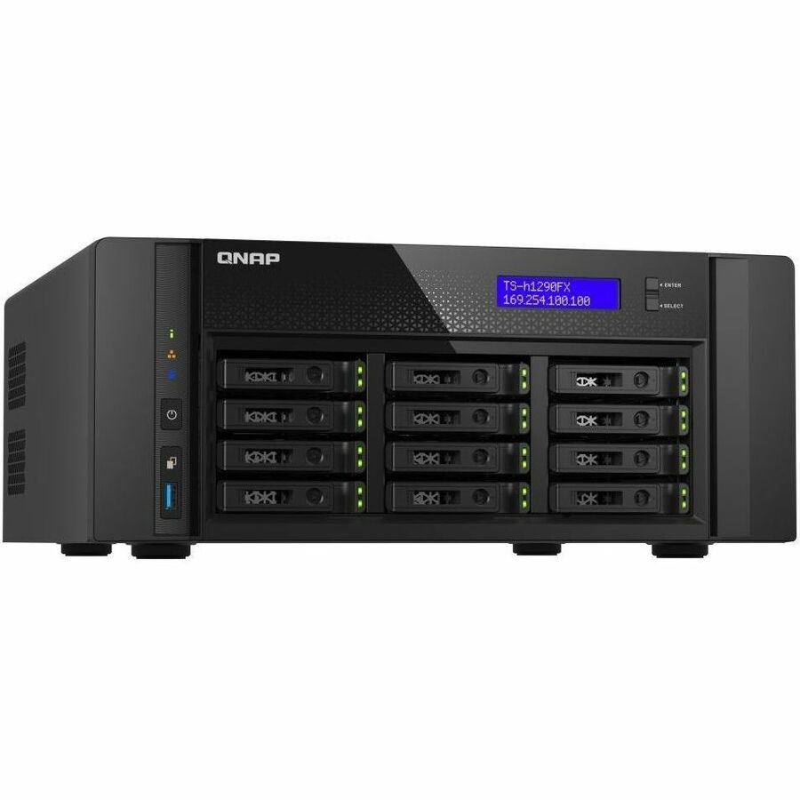 Qnap 12-Bay U.2 NVMe PCIe Gen4 X4 All-Flash