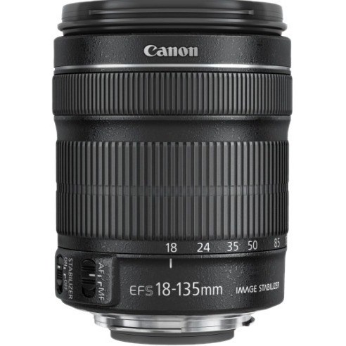 Canon - 18 mm to 135 mmf/5.6 - Standard Zoom Lens for Canon EF-S