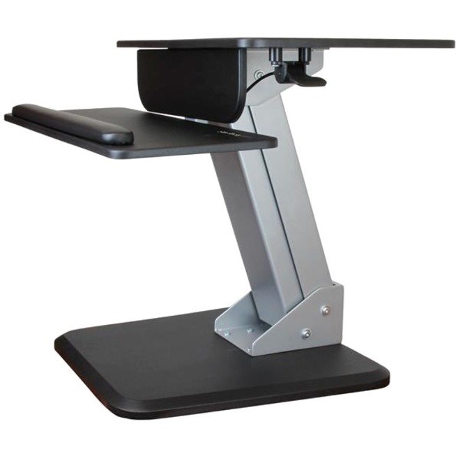 StarTech.com Height Adjustable Standing Desk Converter - Sit Stand Desk with One-finger Adjustment - Ergonomic Desk