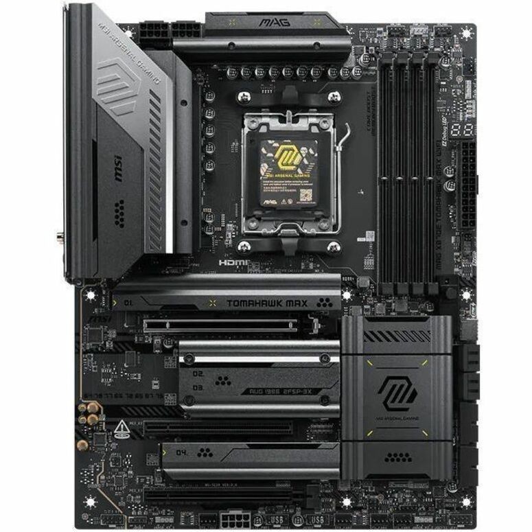 MSI MAG X870E TOMAHAWK MAX WIFI - X870ETOMAHAWKMAXWIFI - ATX Gaming Motherboard - AM5 - X870E Chipset