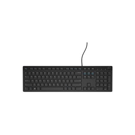 Dell Multimedia Keyboard (US English) - KB216 - Black; Retail Packaging