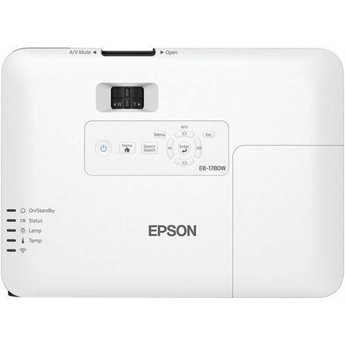 Epson PowerLite 1780W 3LCD Projector - 16:10 - Desktop, Ceiling Mountable, Portable - Black, White