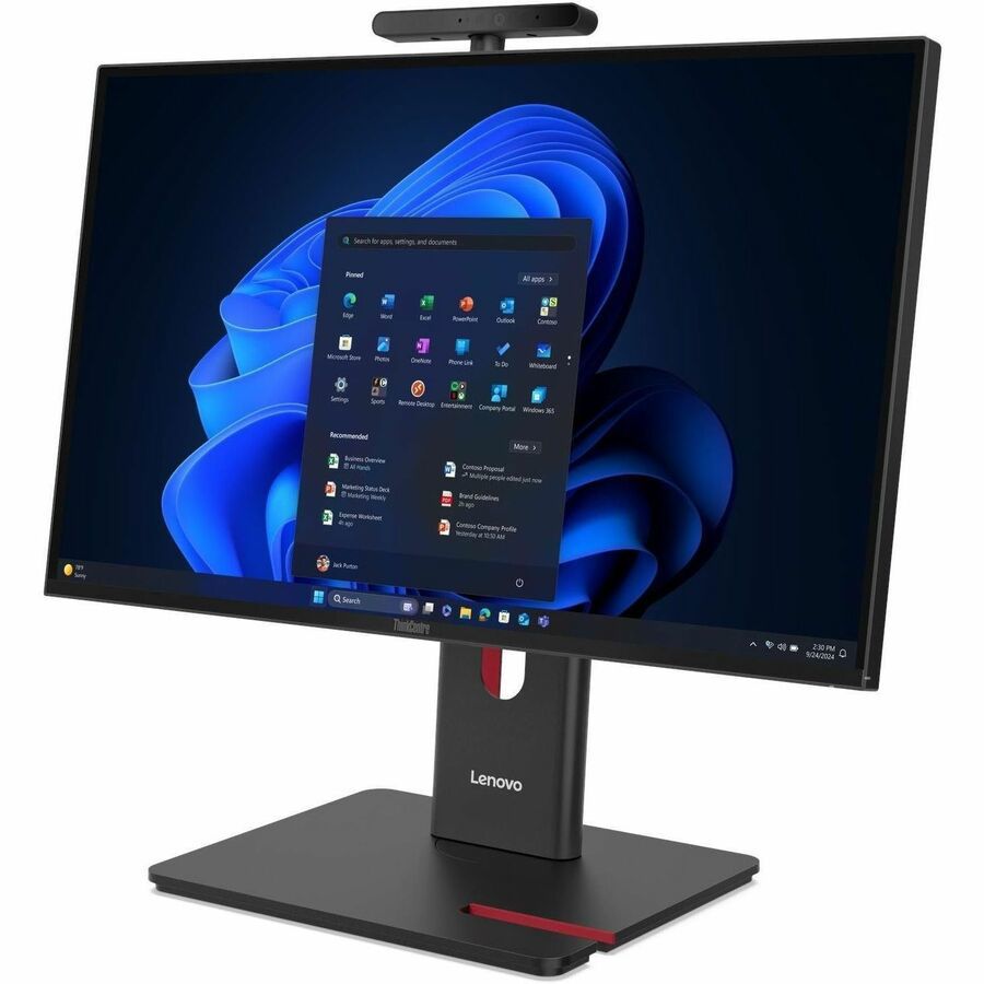Lenovo ThinkCentre M90a Gen 6 13AT0004CA All-in-One Computer - Intel Core Ultra 5 225 - 16 GB - 512 GB SSD - 23.8" Full HD - Desktop - Black