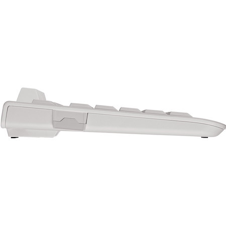 CHERRY KC 1000 SC Keyboard - Cable Connectivity - USB Interface - English (UK) - QWERTZ Layout - Pale Gray