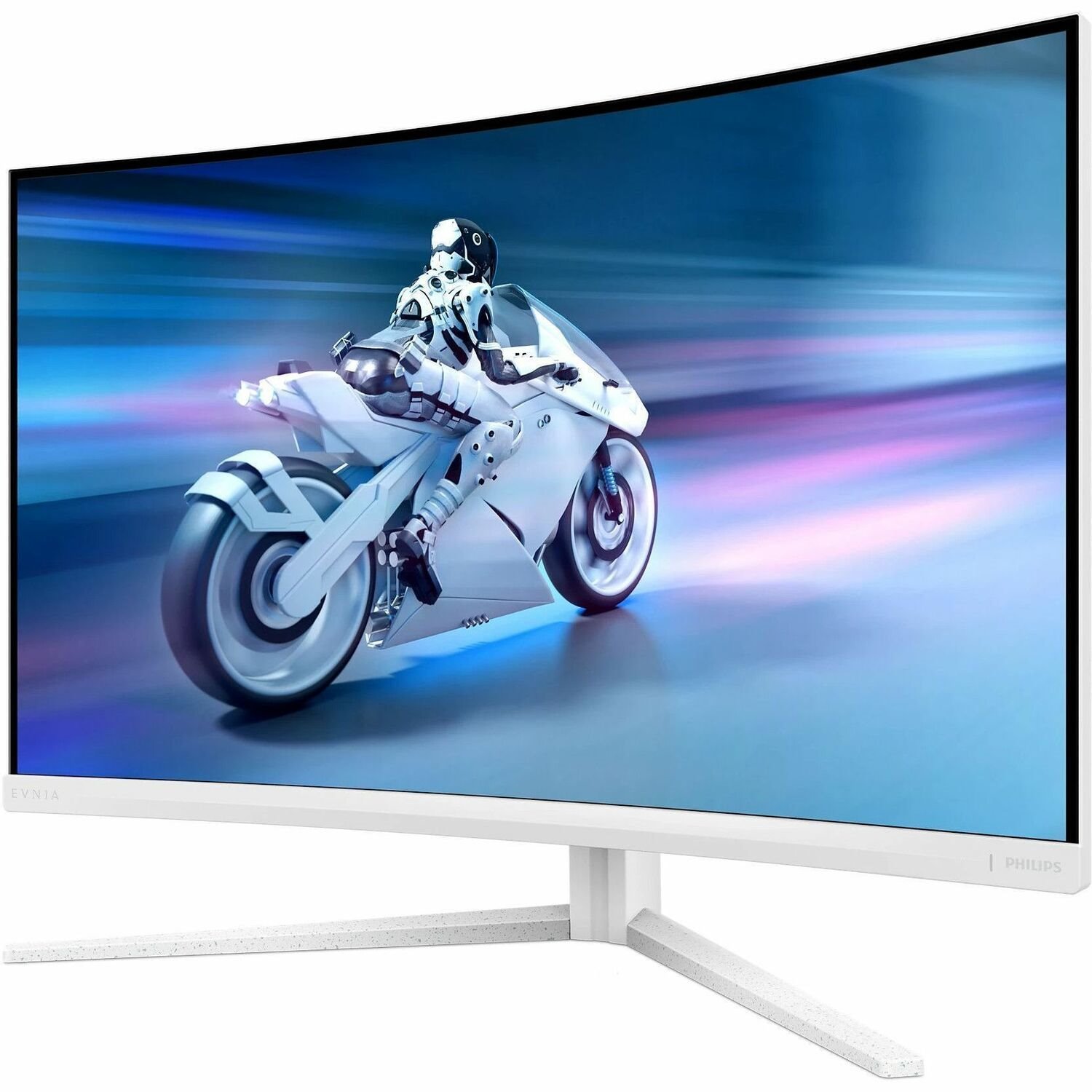Evnia 32M2C5501 32" Class WQHD Curved Screen Gaming LED Monitor - 16:9 - White