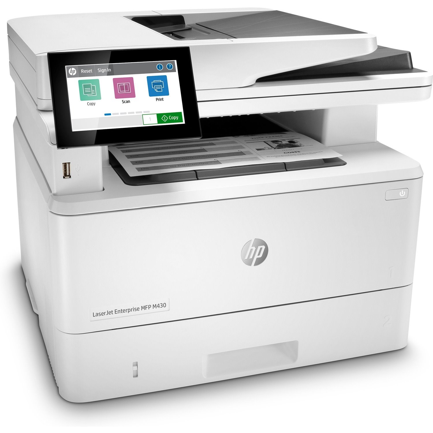 HP LaserJet Enterprise M430f Laser Multifunction Printer - Monochrome