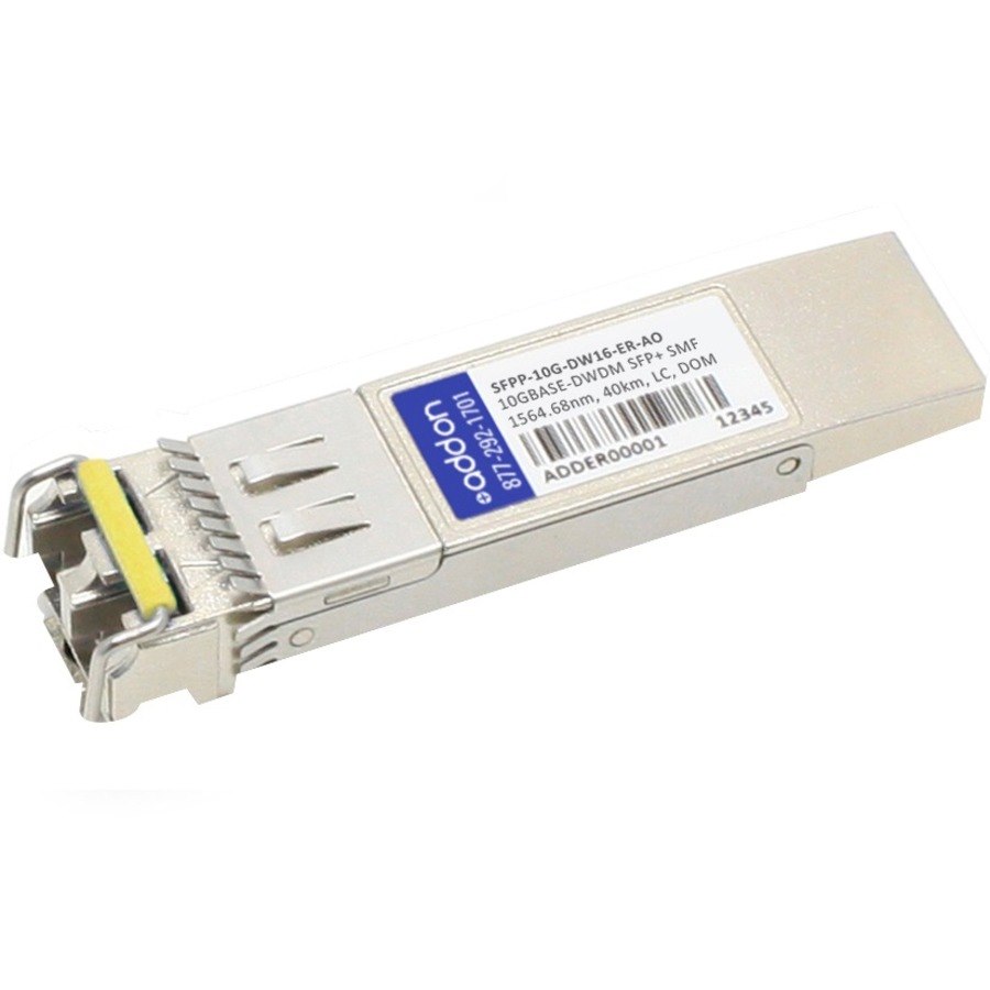 AddOn Juniper Networks SFPP-10G-DW16-ER Compatible TAA Compliant 10GBase-DWDM 100GHz SFP+ Transceiver (SMF, 1564.68nm, 40km, LC, DOM)