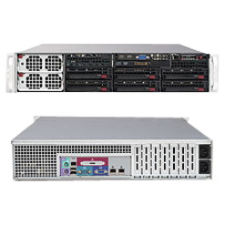 Supermicro SuperServer 8026B-TRLF Server Barebone System - 2U Rack-mountable - 4 x Processor Support