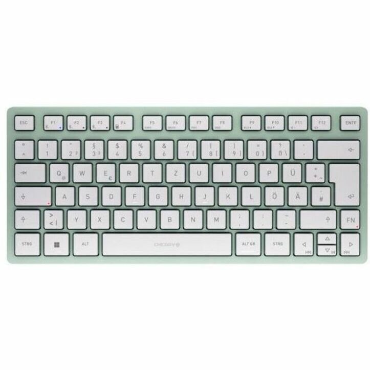 CHERRY KW 7100 Keyboard - Wireless Connectivity - German - Agave Green