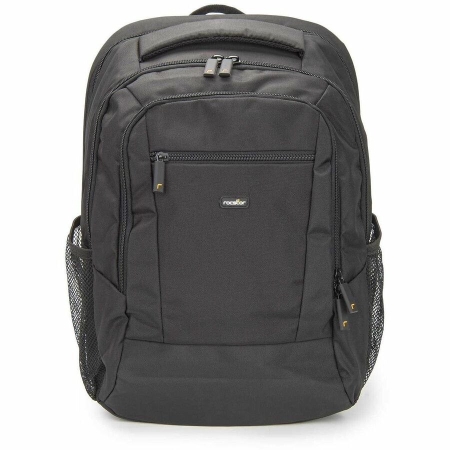 Rocstor MetroPro Rugged Carrying Case (Backpack) for 13" to 17" Apple, HP, Lenovo, Microsoft, Dell Notebook - Black - TAA Compliant