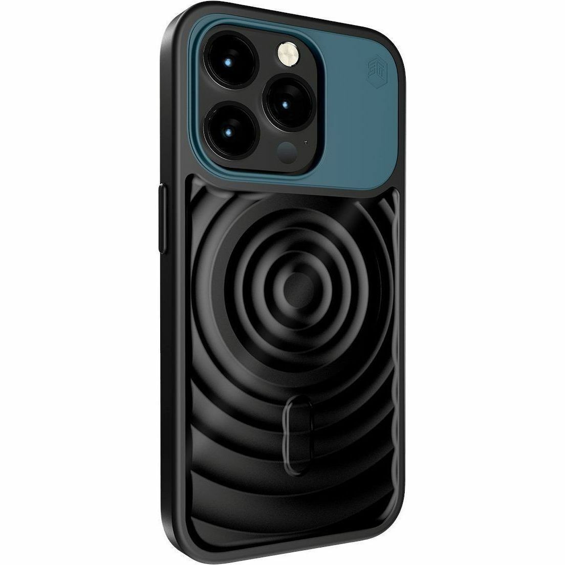 STM Goods Case for Apple iPhone 15 Pro Smartphone - Black Atlantic