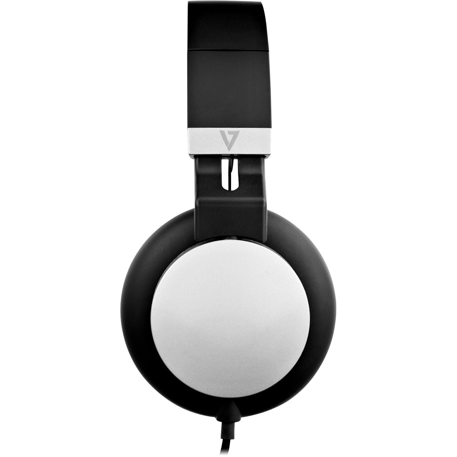 V7 Lightweight On-Ear Headphones - Black/Silver