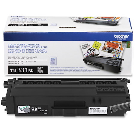 Brother Genuine TN331BK Black Toner Cartridge