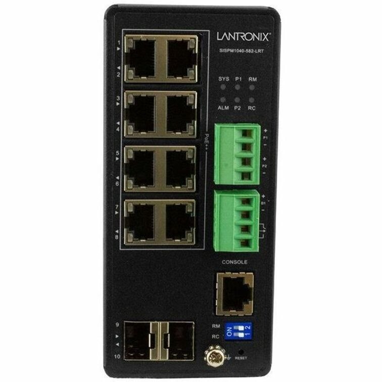 Lantronix MGD HRD Poe++ Switch (8 )10/100