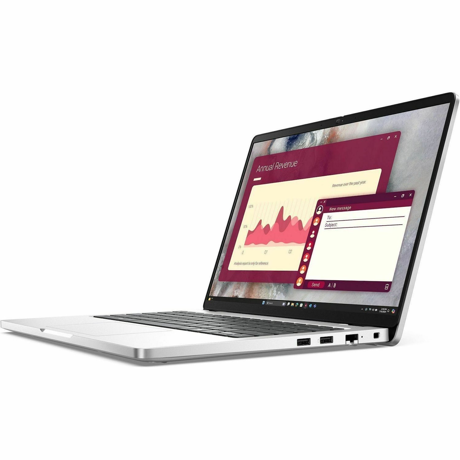 Dell Pro 14 PC14250 14" Notebook - Full HD Plus - 60 Hz - Intel Core Ultra 5 235U - vPro Technology - 16 GB - 512 GB SSD - English (US) Keyboard - Platinum Silver