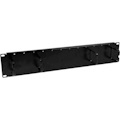 StarTech.com 2U Double-Sided Horizontal Cable Management Panel with Finger Duct & D-Ring Hooks