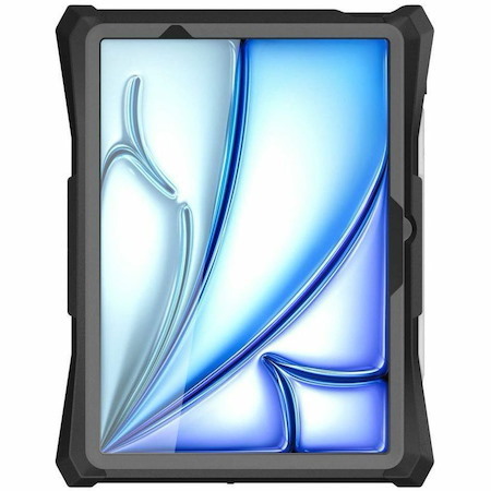 The Joy Factory aXtion Slim MH Rugged Carrying Case for 11" Apple iPad Air 11 (2024) Tablet - Clear Black