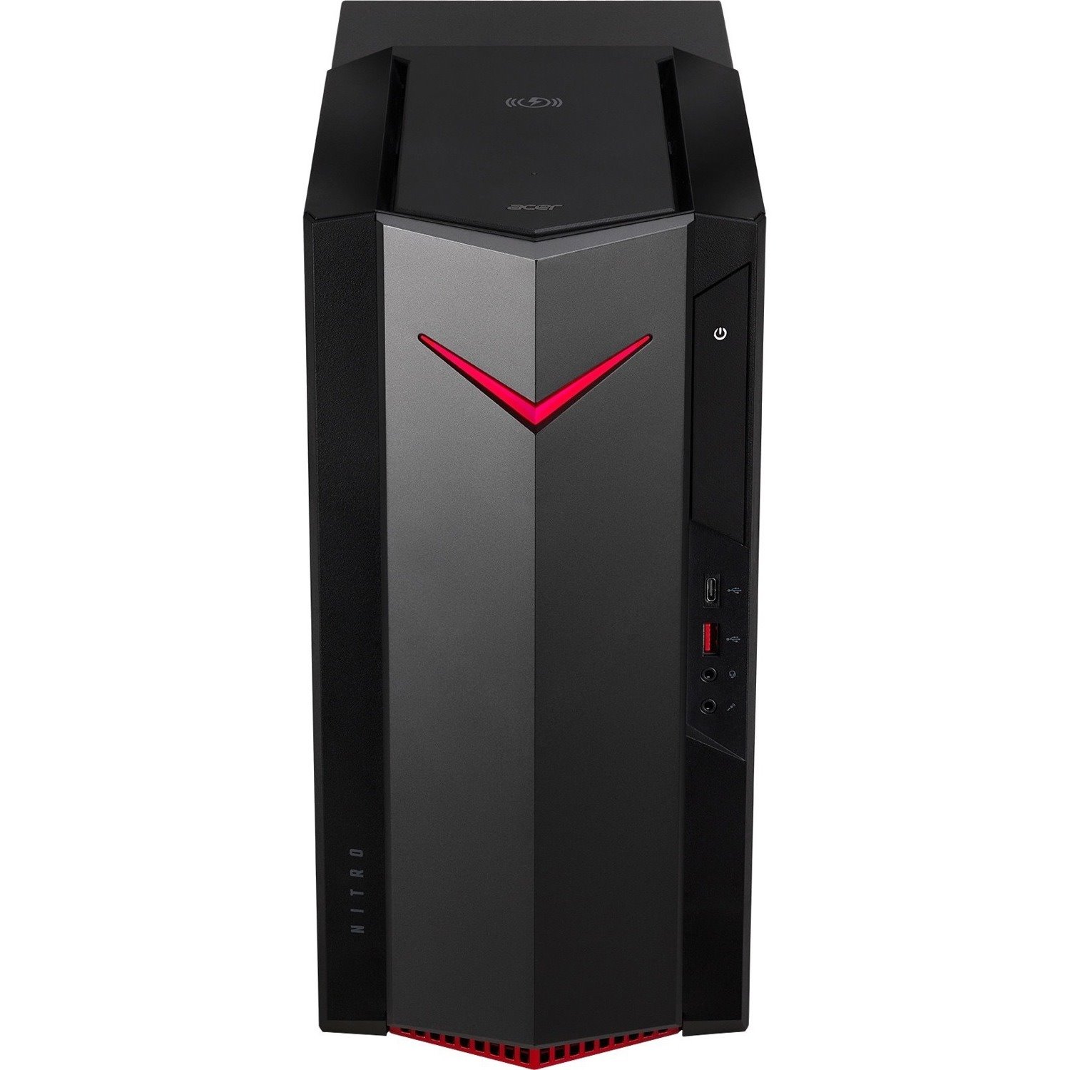 Acer Nitro N50-640 N5-64-UR13 Gaming Desktop Computer - Intel Core i5 12th Gen i5-12400F - 16 GB - 1 TB HDD - 512 GB SSD