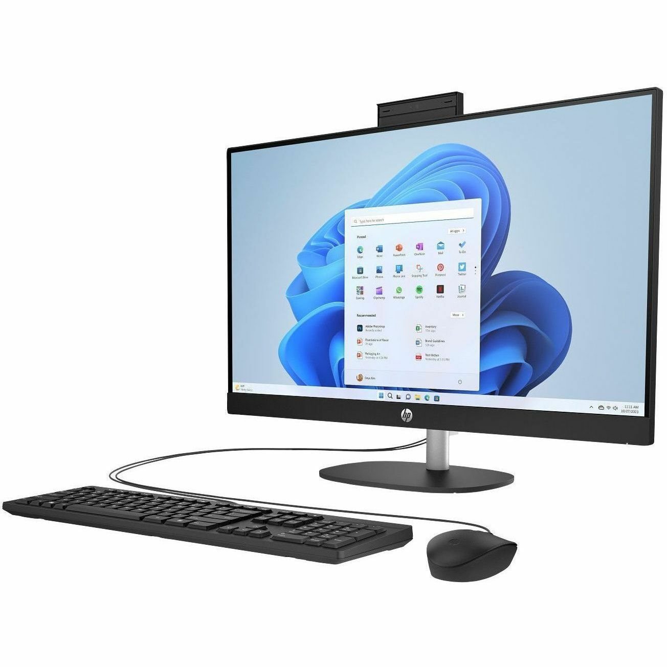HP 27-cr1000i 27-cr1039 All-in-One Computer - Intel Core Ultra 5 125U - 16 GB - 1 TB SSD - 27" Full HD - Desktop - Jet Black