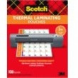 Scotch Thermal Laminating Pouches, 3 mil Size