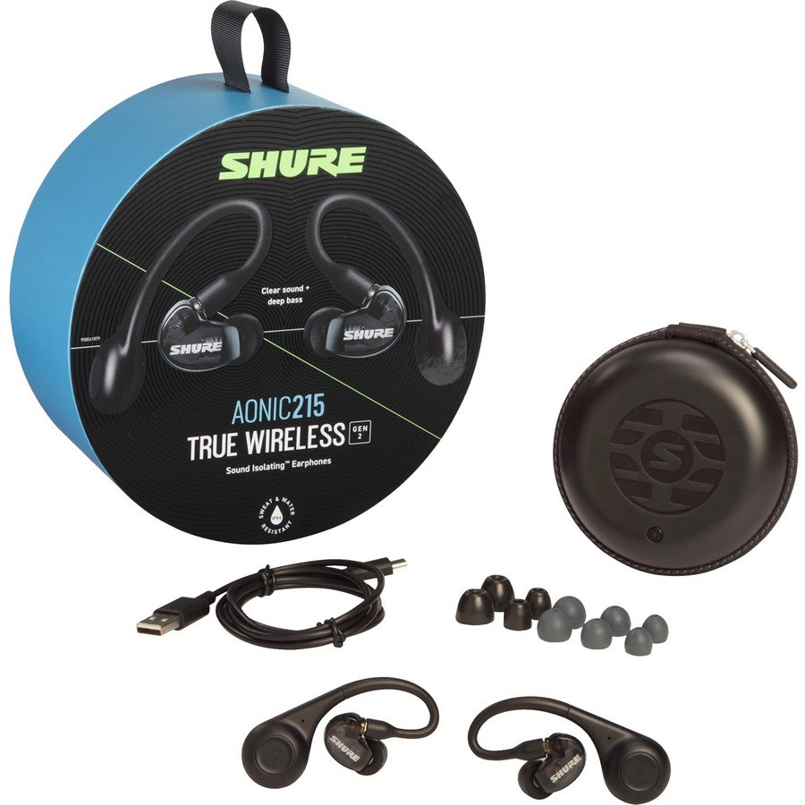 Shure AONIC 215 GEN 2 True Wireless Sound Isolating Earphones, Gen 2