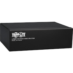 Eaton Tripp Lite Series 4-Port VGA/SVGA Video Splitter with Signal Booster, High Resolution Video, 350MHz, (HD15 M/4xF)