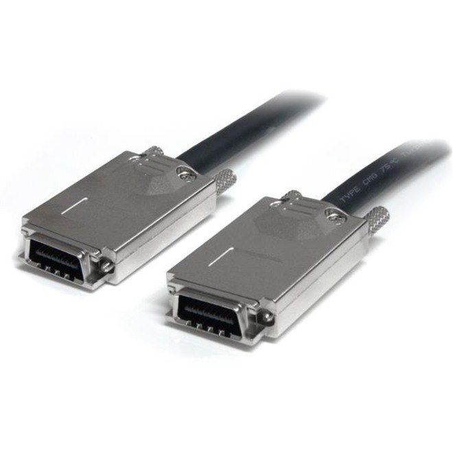 StarTech.com 100cm Serial Attached SCSI SAS Cable - SFF-8470 to SFF-8470 - erial Attached SCSI (SAS) external cable - 4-Lane - 4x InfiniBand - 4x InfiniBand