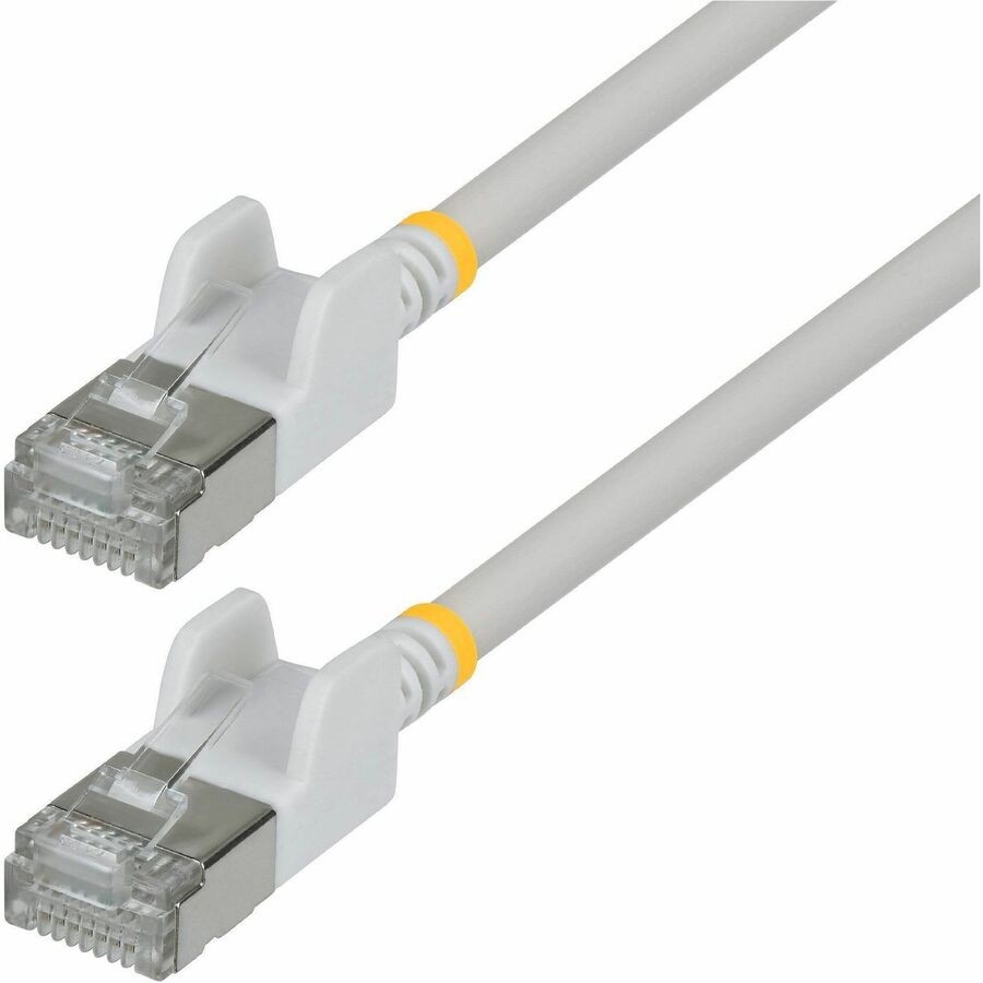 StarTech.com 3m Ultra Dunne Cat6A Ethernet Kabel, Wit, Snagless, FTP, Pure Koperdraad, 34AWG Dunne RJ45 Netwerk Patchkabel