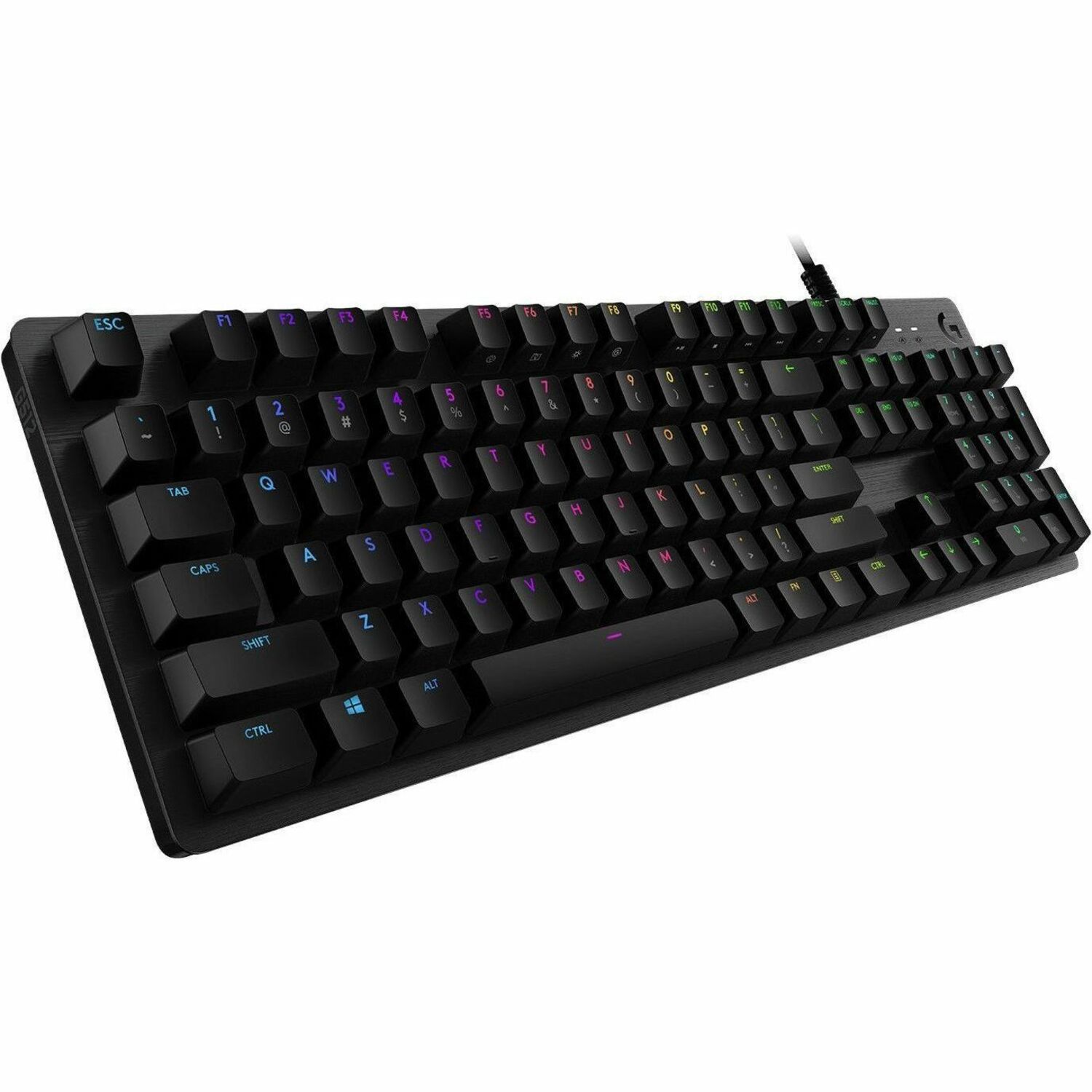 Logitech G G512 CARBON Gaming-toetsenbord - Kabel Verbinding - USB 2.0 Interface - RGB LED - Zwitserland - QWERTZ indeling - Kool