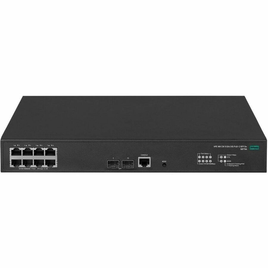 HPE Comware 5120 v3 8 Ports Manageable Ethernet Switch - Gigabit Ethernet - 10/100/1000Base-T, 1000Base-X