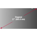 ViewSonic 27" Privacy Filter Screen Protector for Widescreen (16:9) LCD Monitor Lightweight Anti-glare and Anti-scratch, Black. 20 screen protectors per master pack.