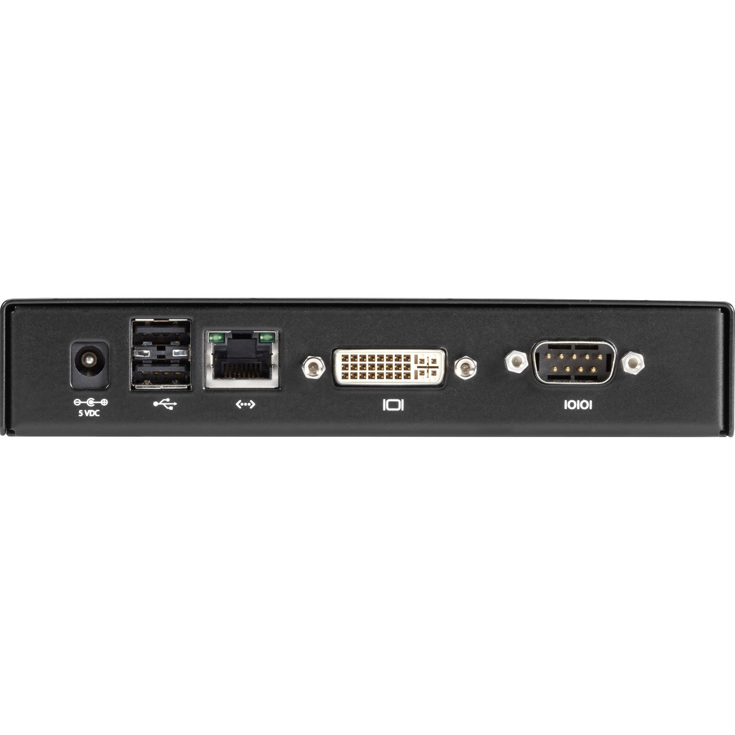 Black Box Emerald&trade; SE DVI KVM-over-IP Matrix Switch Receiver - Single Head, Full HD DVI, VUSB 2.0, Serial, Audio