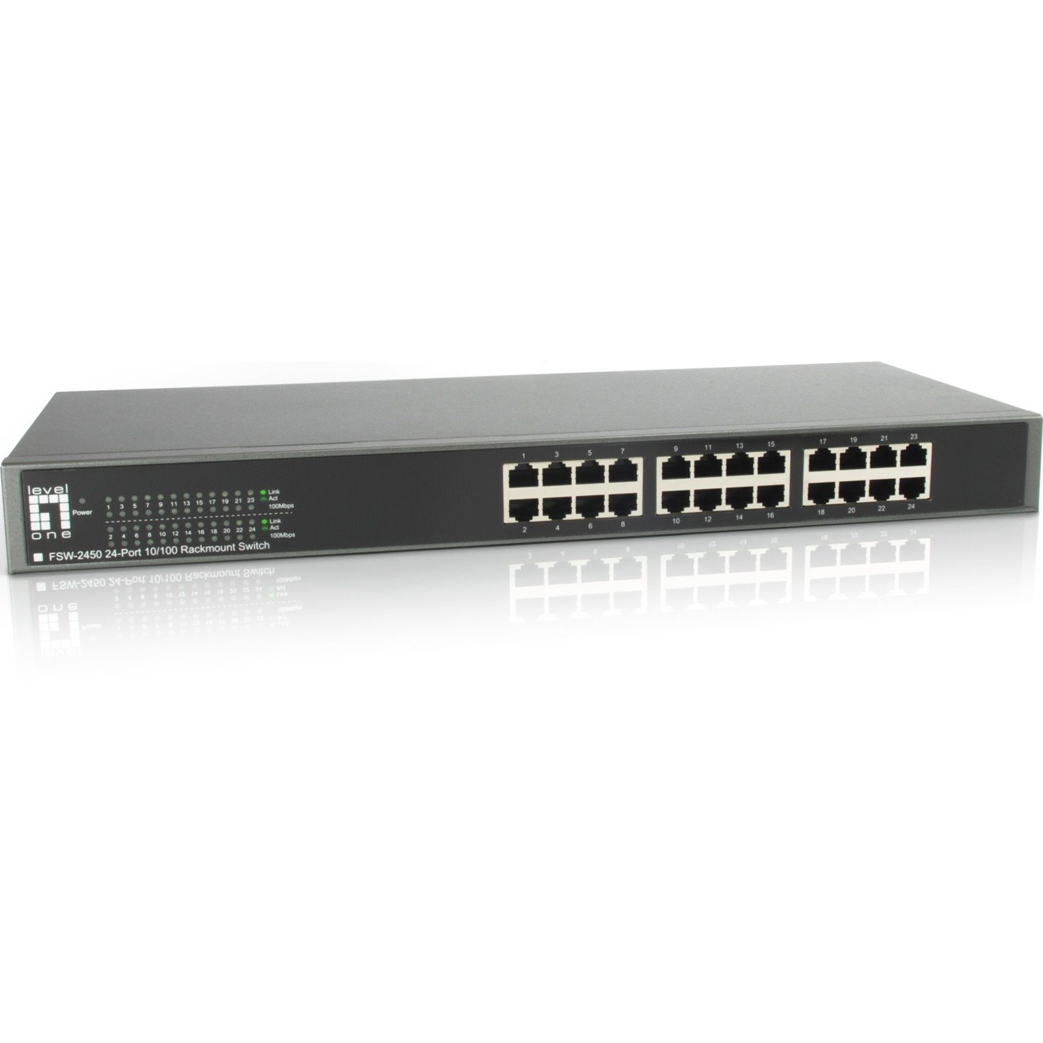 LevelOne FSW-2450 24-Port 10/100 19 Rack Mountable Switch