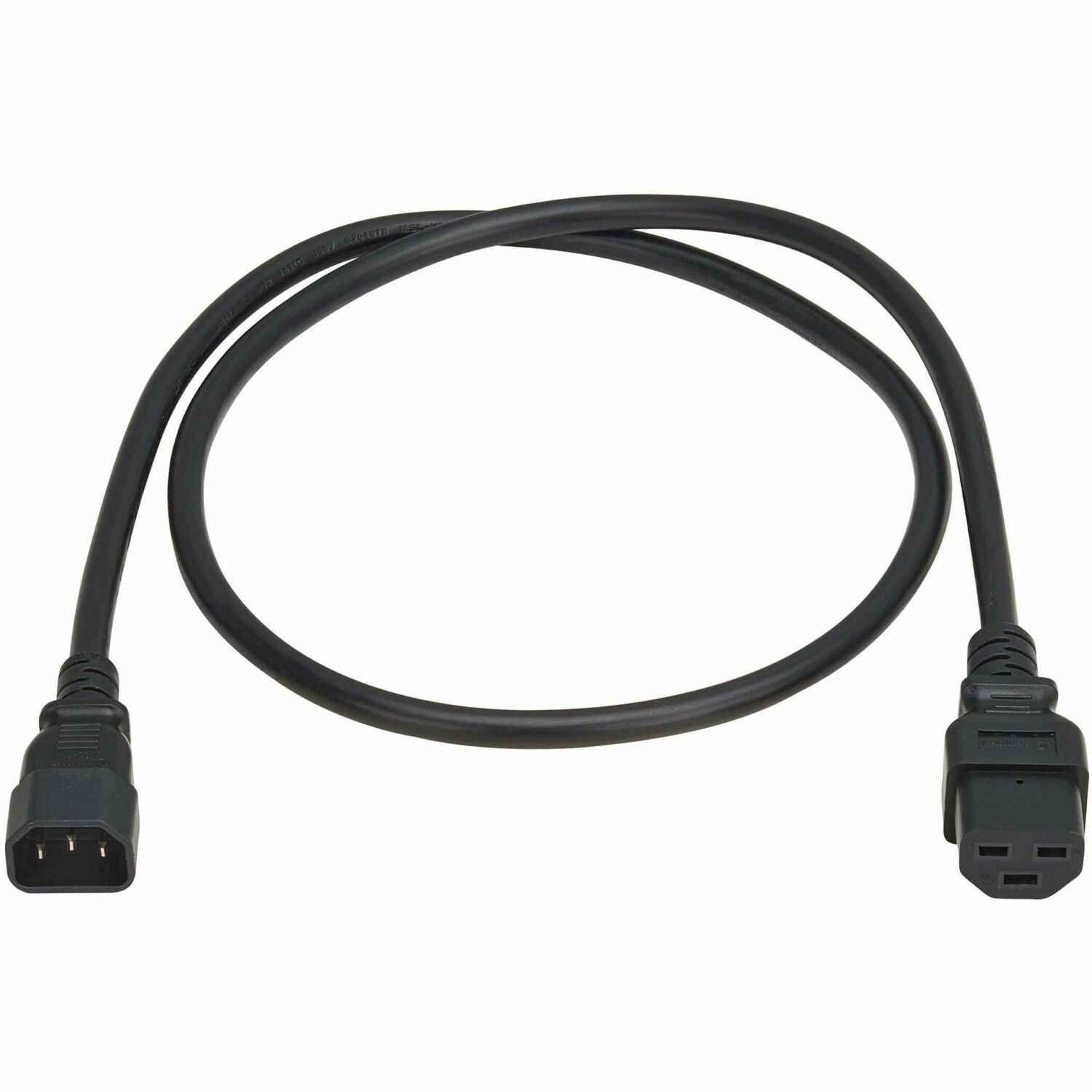 Eaton Tripp Lite Series Power Cord, C14 to C21 - Heavy-Duty, 15A, 250V, 14 AWG, 4 ft. (1.2 m), Black