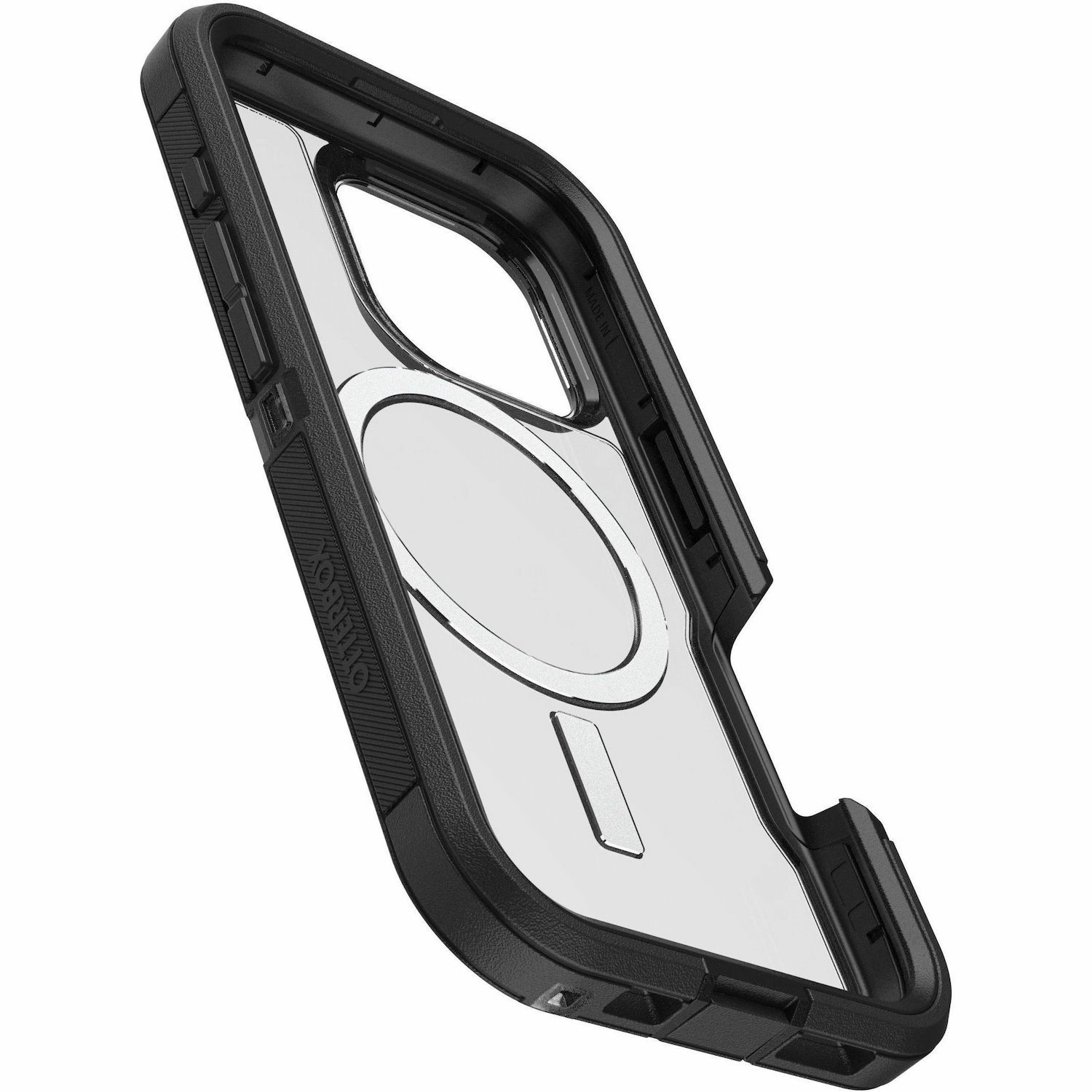 OtterBox Defender Series XT Rugged Case for Apple iPhone 16 Pro Smartphone - Dark Side (Clear/Black) - Retail - 1