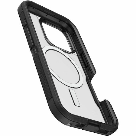 OtterBox Defender Series XT Rugged Case for Apple iPhone 16 Pro Smartphone - Dark Side (Clear/Black) - Retail - 1