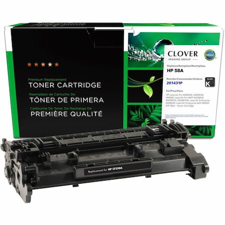 Clover Imaging Remanufactured Toner Cartridge (New Chip) for HP 58A (CF258A)