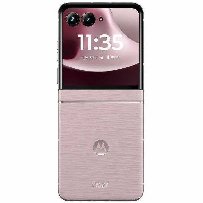 Motorola Mobility razr 2026 256 GB Smartphone - 6.9" Flexible Folding Screen LTPO AMOLED HDR10+ 1080 x 2640 - Octa-core (Cortex A78Quad-core (4 Core) 2.60 GHz + Cortex A55 Quad-core (4 Core) 2 GHz - 8 GB RAM - Android 16 - 5G - PANTONE Violet Ice