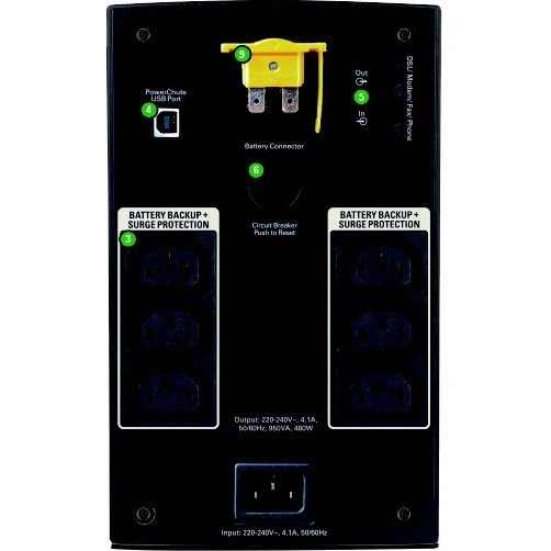 APC by Schneider Electric Back-UPS 1400VA, 230V, AVR, IEC Sockets