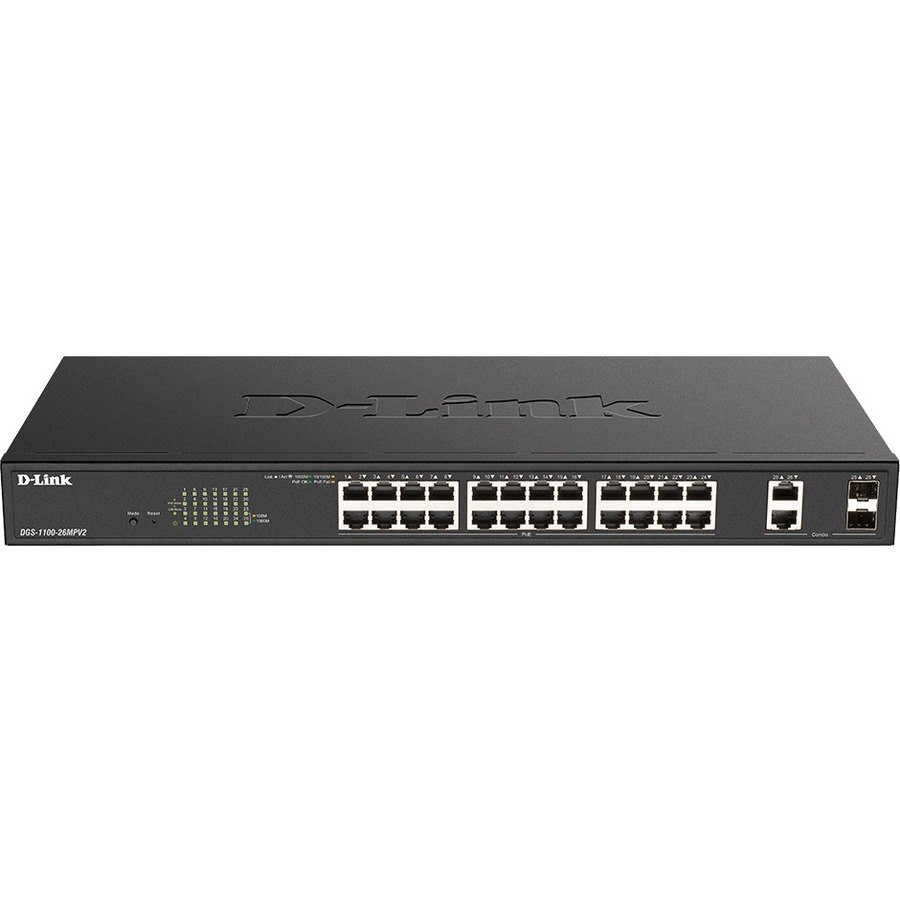 D-Link DGS-1100 DGS-1100-26MPV2 26 Ports Manageable Ethernet Switch